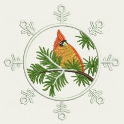 Winter Cardinal 03 machine embroidery designs