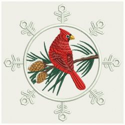 Winter Cardinal 04 machine embroidery designs