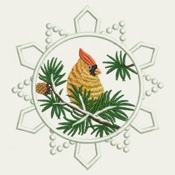 Winter Cardinal 07 machine embroidery designs