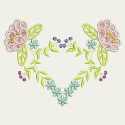 Elegant Flowers 03 machine embroidery designs