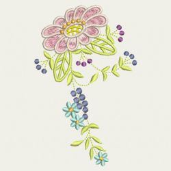 Elegant Flowers 04 machine embroidery designs