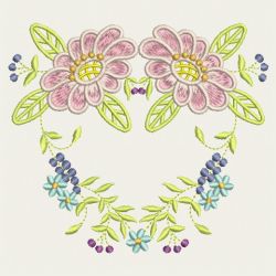 Elegant Flowers 05 machine embroidery designs