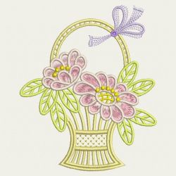 Elegant Flowers 06 machine embroidery designs