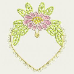 Elegant Flowers 08 machine embroidery designs