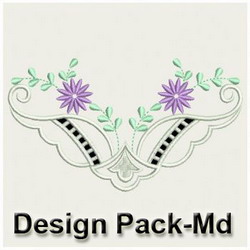 Heirloom Flower Cutworks(Md) machine embroidery designs