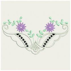 Heirloom Flower Cutworks 05(Md) machine embroidery designs