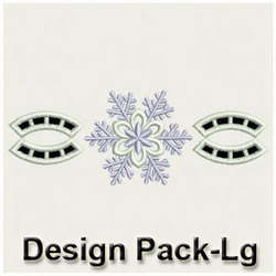 Snowflake Border Cutworks(Lg) machine embroidery designs