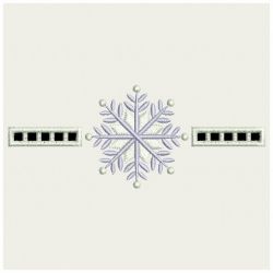Snowflake Border Cutworks 03(Sm) machine embroidery designs
