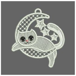  FSL Cats and Moon 01 machine embroidery designs