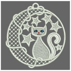  FSL Cats and Moon 02 machine embroidery designs