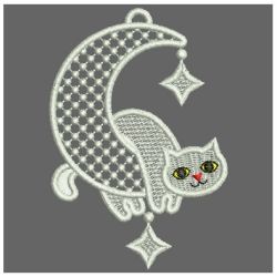  FSL Cats and Moon 07 machine embroidery designs