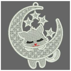  FSL Cats and Moon 09 machine embroidery designs