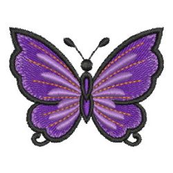 Colorful Butterflies 04 machine embroidery designs