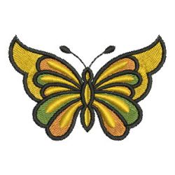 Colorful Butterflies 12 machine embroidery designs