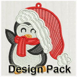 FSL Funny Penguins machine embroidery designs