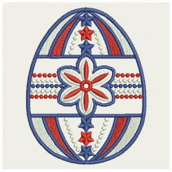 Patriotic Easter Eggs 02 machine embroidery designs
