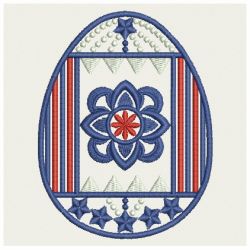 Patriotic Easter Eggs 03 machine embroidery designs