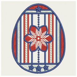 Patriotic Easter Eggs 04 machine embroidery designs