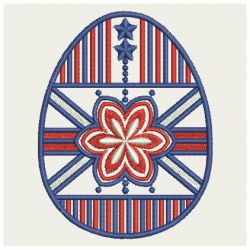 Patriotic Easter Eggs 05 machine embroidery designs