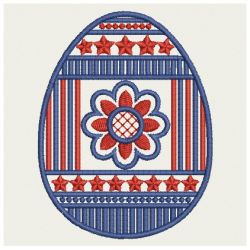 Patriotic Easter Eggs 07 machine embroidery designs