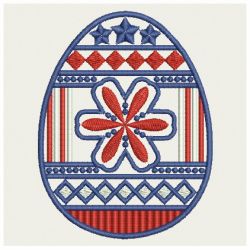 Patriotic Easter Eggs 10 machine embroidery designs