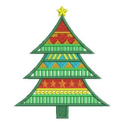 Christmas Trees 01 machine embroidery designs
