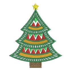 Christmas Trees 03 machine embroidery designs