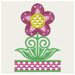 Fancy Jacobean Flowers 06 machine embroidery designs