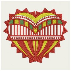 Fancy Hearts 02 machine embroidery designs