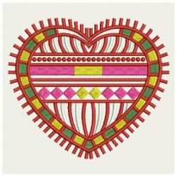 Fancy Hearts 04 machine embroidery designs