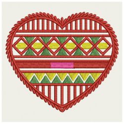 Fancy Hearts 05 machine embroidery designs