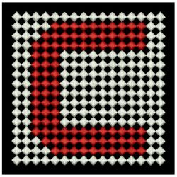 Mosaic Alphabet Quilt 03