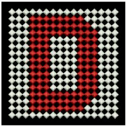 Mosaic Alphabet Quilt 04