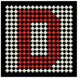 Mosaic Alphabet Quilt 04