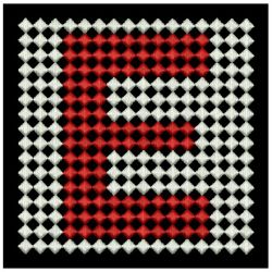 Mosaic Alphabet Quilt 05