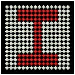 Mosaic Alphabet Quilt 09