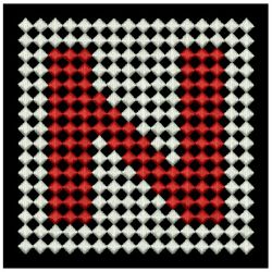 Mosaic Alphabet Quilt 14 machine embroidery designs