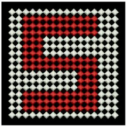 Mosaic Alphabet Quilt 19 machine embroidery designs