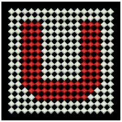 Mosaic Alphabet Quilt 21 machine embroidery designs