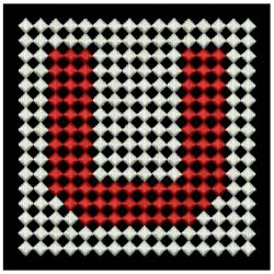 Mosaic Alphabet Quilt 21