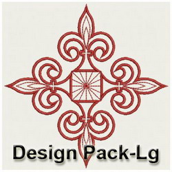 Fleur De Lis(Lg) machine embroidery designs