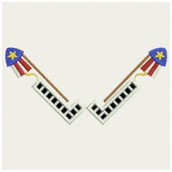 Patriotic Cutworks 03(Sm) machine embroidery designs