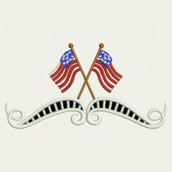 Patriotic Cutworks 05(Sm) machine embroidery designs