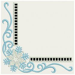 Snowflake Corner Cutwork 07(Md)