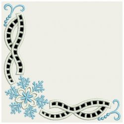 Snowflake Corner Cutwork 09(Md)