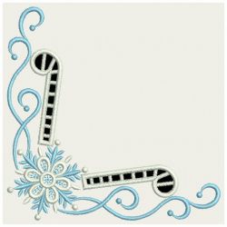 Snowflake Corner Cutwork 10(Lg) machine embroidery designs