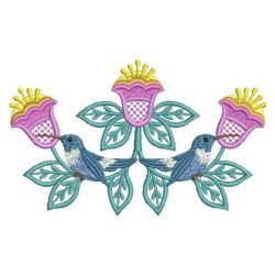 Heirloom Hummingbird Floral 03(Sm)