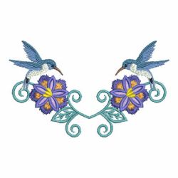Heirloom Hummingbird Floral 07(Lg) machine embroidery designs