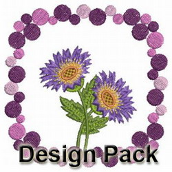 Fancy Flower Quilt machine embroidery designs