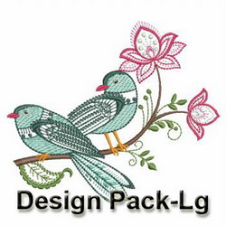 Love Birds(Lg) machine embroidery designs